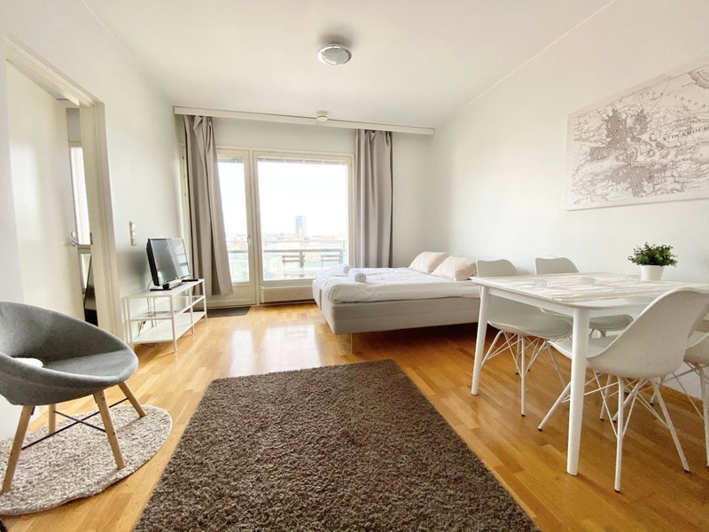 City Home Finland Tampella - City View, Own SAUNA, One Bedroom, Furnished Balcony and Great Location, Tampere, Finland