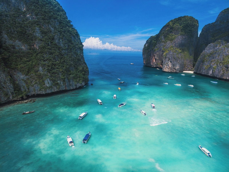 Summer Sea Phi Phi Island, Ko Phi Phi, Thailand