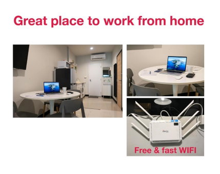 S2 Silom Large room 4-6 guests Full kitchen WIFI, Bangkok, Thailand