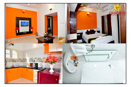 Hotel Omicron 1 BHK Studio room, Bangalore, India