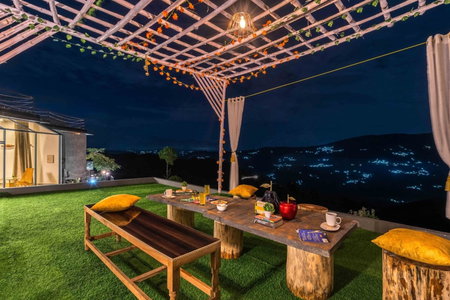 SaffronStays Glasshouse Celeste, Ranikhet - luxurious glass villa with breathtaking views, Bhatrojkhan, India