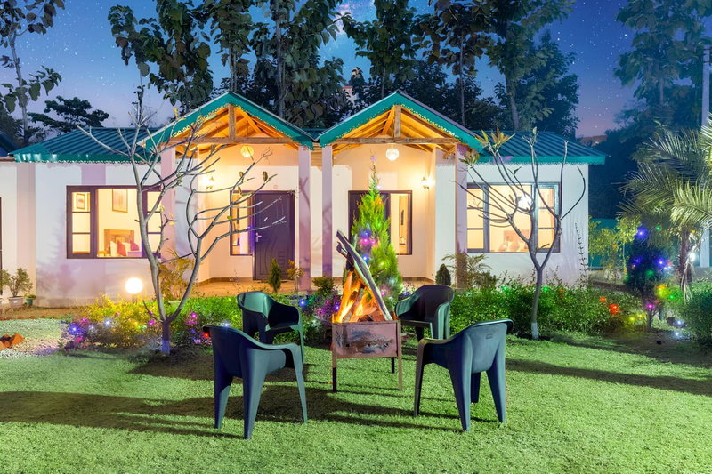 Corbett Mid Forest House - 1 Min Walk from Dabka River, Rāmnagar, India