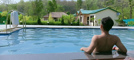 Corbett Mid Forest House - 1 Min Walk from Dabka River, Rāmnagar, India