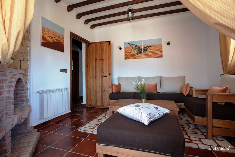 Room in Bungalow - Bungalow Triple 6 - El Cortijo Chefchaeun Hotel & Spa B&b, Derdara, Morocco