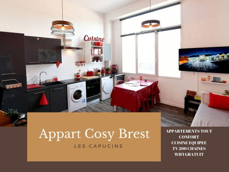 Appart Cosy Brest Les Capucins, Brest, France