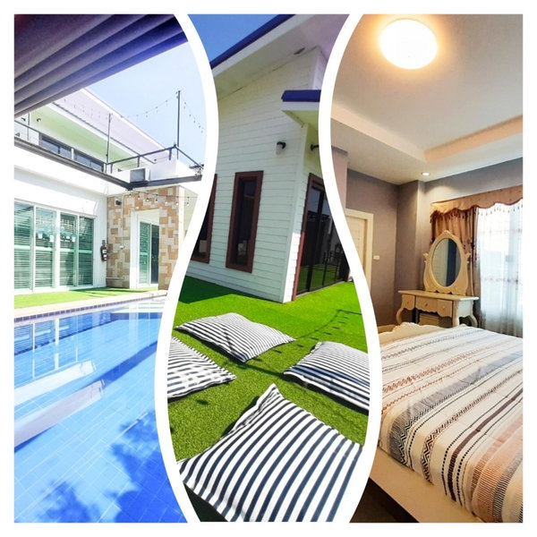 บ้านพูลแอคเซส หัวหิน 4 ห้องนอน จัดปาร์ตี้ คาราโอเกะ โต๊ะพูล พัก 8-20 คน, Hua Hin, Thailand
