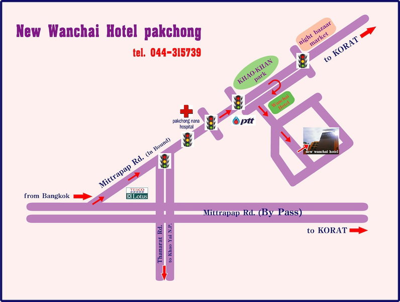 New Wanchai Hotel Pakchong, Pak Chong, Thailand