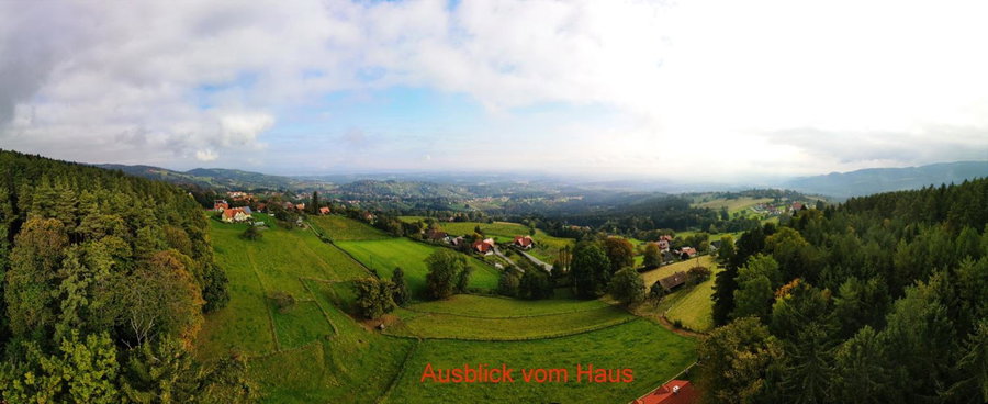 Panoramablick, Langegg an der Schilcherstraße, Austria