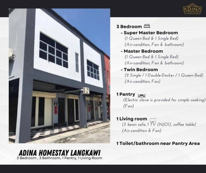Adina Homestay Langkawi ~Spacious Homestay~, Kuah, Malaysia