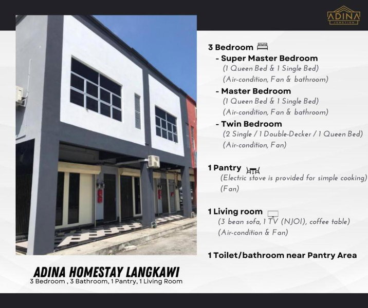 Adina Homestay Langkawi ~Spacious Homestay~, Kuah, Malaysia