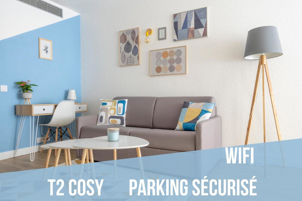 T2 cosy Port de plaisance Parking-wifi gratuit, France