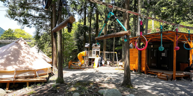 Riverside Glamping Nuts, Higashiomi, Japan