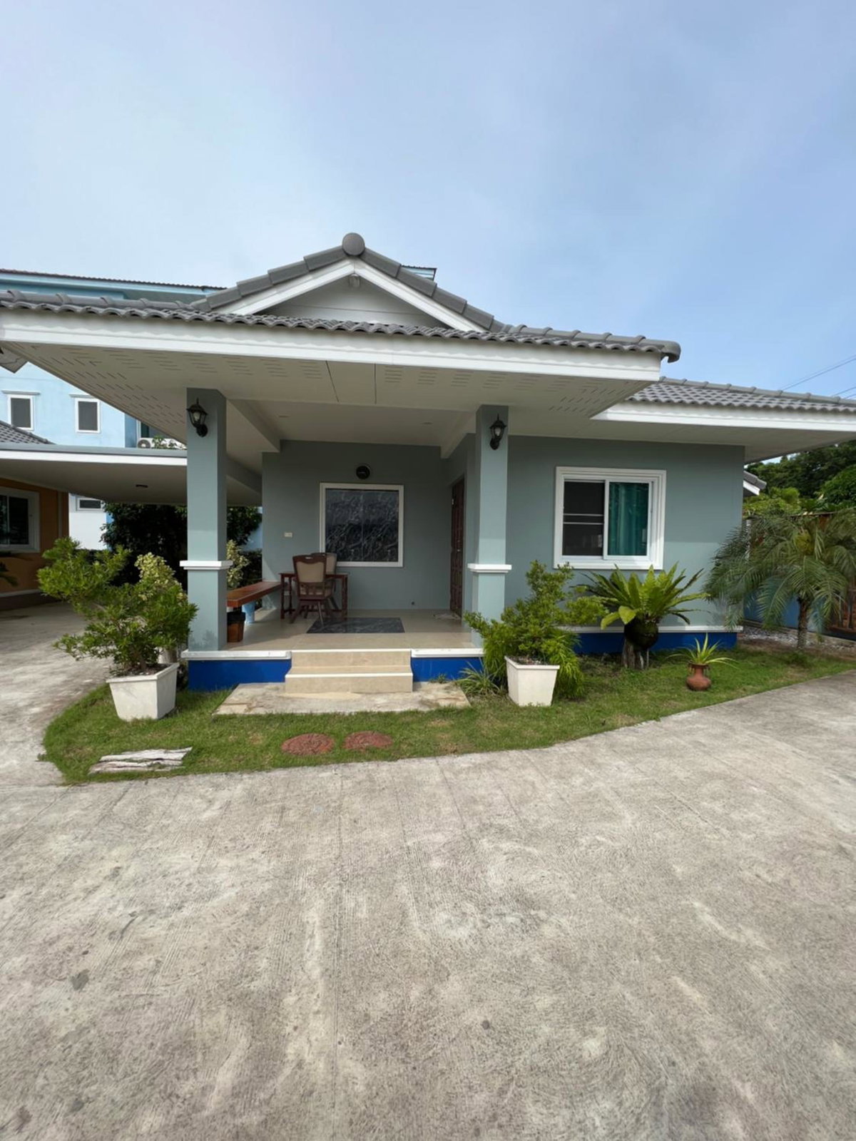 New Home Single House Newly Built Near the Sea in the City Center of Rayong, Thailand