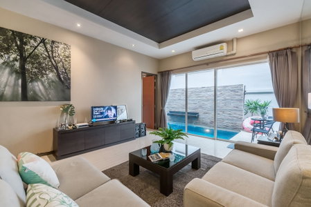 AnB Pool Villa Modern 3BR at The Ville Jomtian Pattaya, Pattaya, Thailand