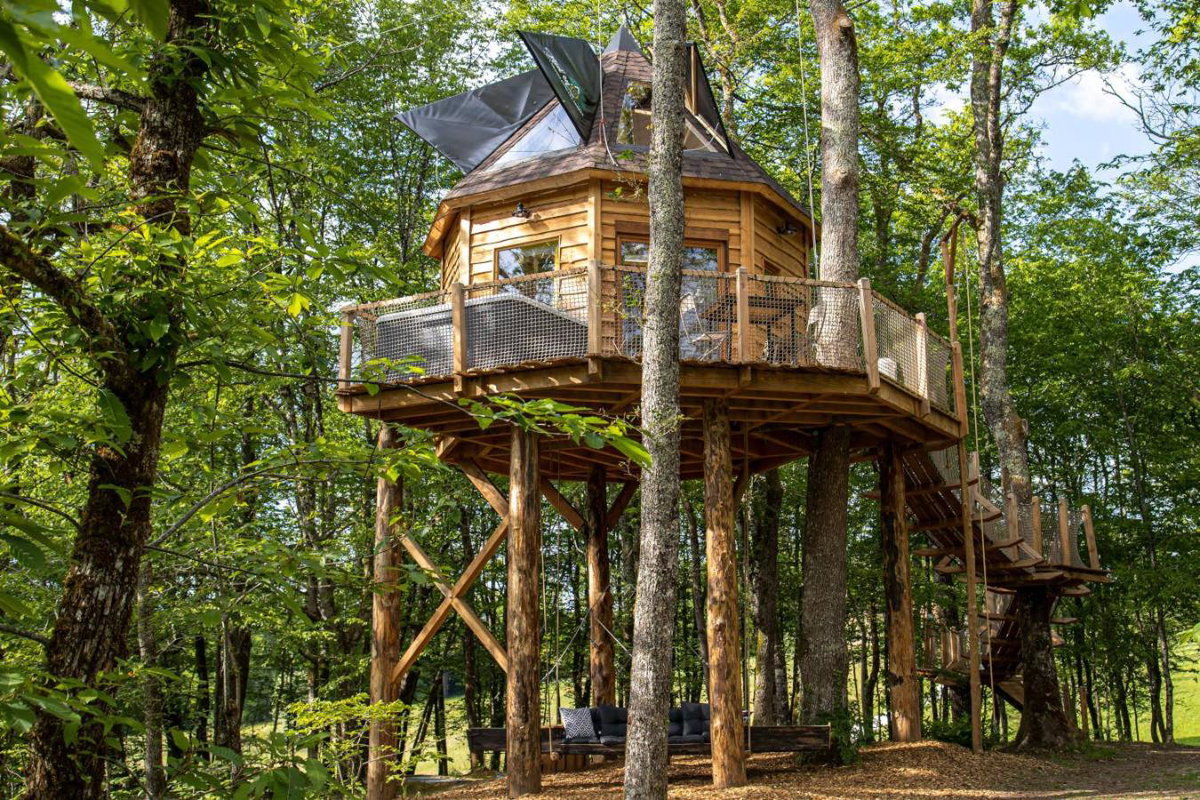 Hotel · Nid'en'Ô cabanes et spa Lot et Dordogne, Lamothe-Fénelon