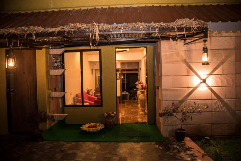 Stone shelter, Mahabaleshwar, India