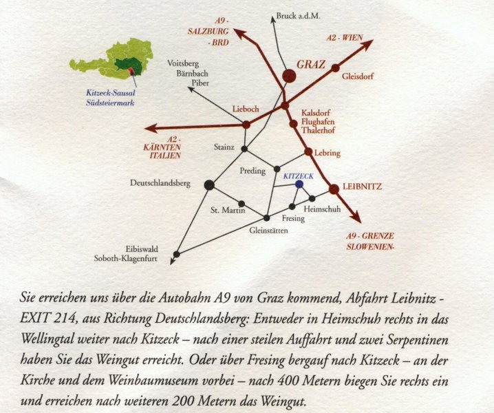 Weingut Albert, Familie Cramer, Kitzeck im Sausal, Austria