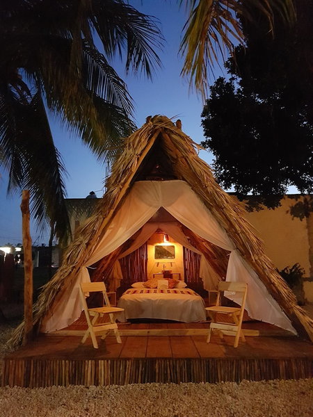 El Búho Eco-Cabañas Hostal., Bacalar, Mexico