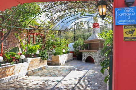 Stone house under Acropolis, Athens, Greece