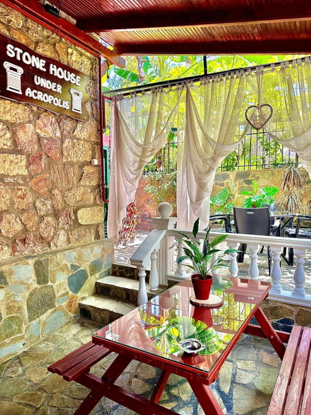 Stone house under Acropolis, Athens, Greece