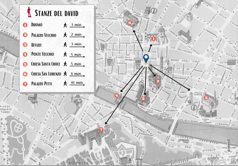 Stanze del David Place, Florence, Italy