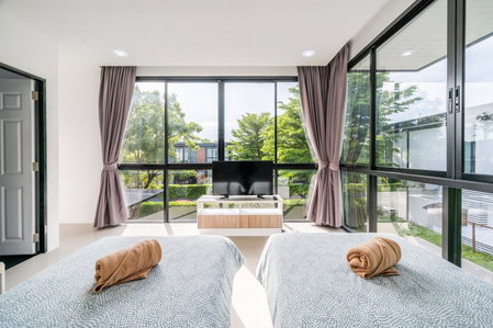 AnB Loft Pool Villa 3BR/3Bath Close to Jomtian Beach, Ban Huai Yai, Thailand