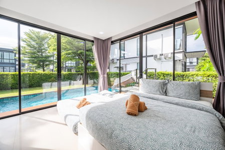AnB Loft Pool Villa 3BR/3Bath Close to Jomtian Beach, Ban Huai Yai, Thailand