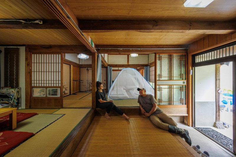 River, Mountain Retreat at 四万十Accommodation, Mihara, Japan