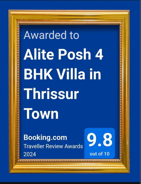 Alite Posh 4 BHK Villa in Thrissur Town, Trichūr, India
