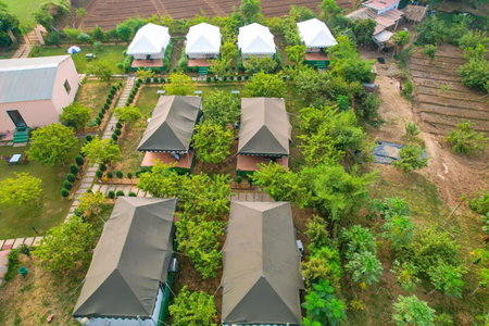 Jungle Book Resort Ranthambore camping Near Tiger safari, Sawāi Mādhopur, India