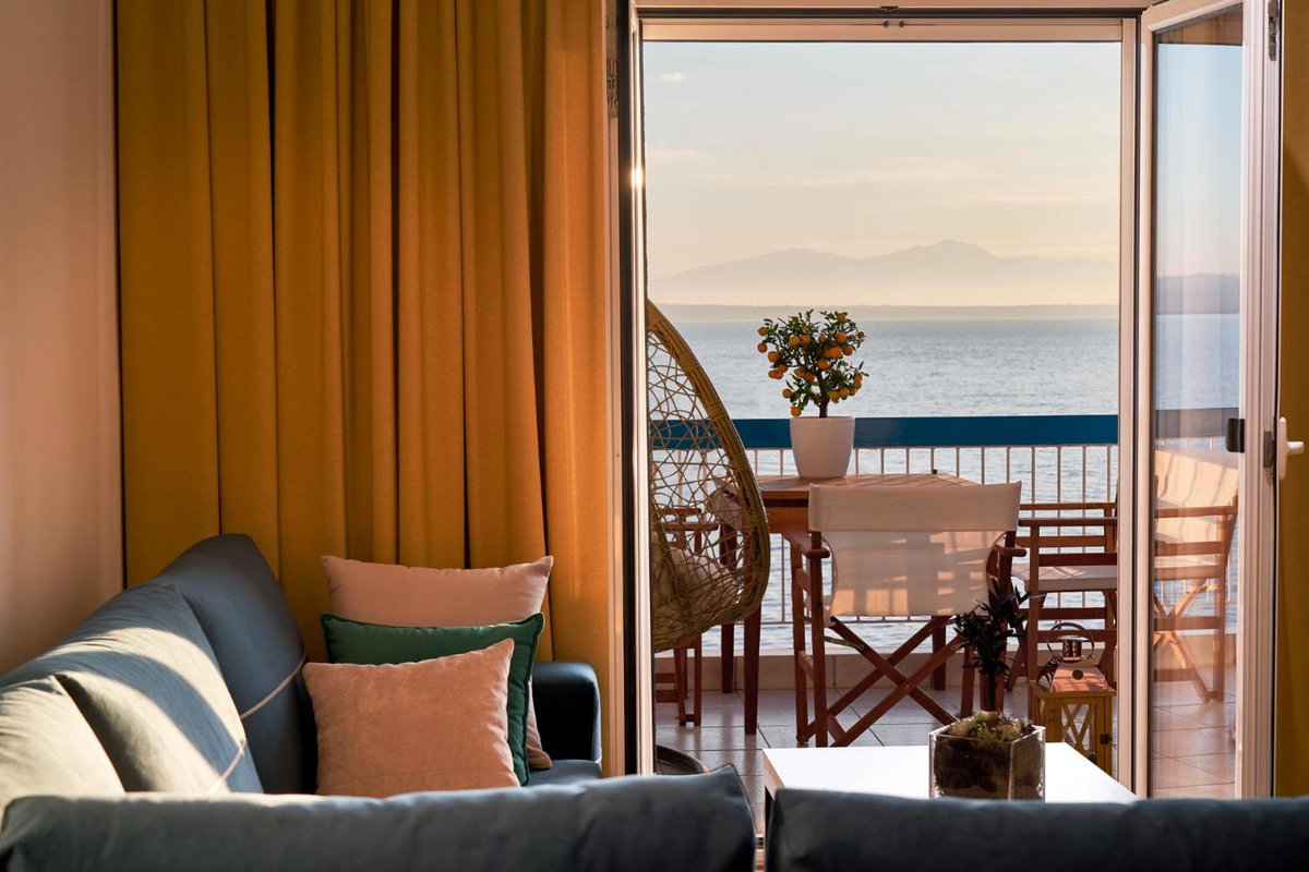 Seafront Luxury President Suite Aegean Sunset, Greece