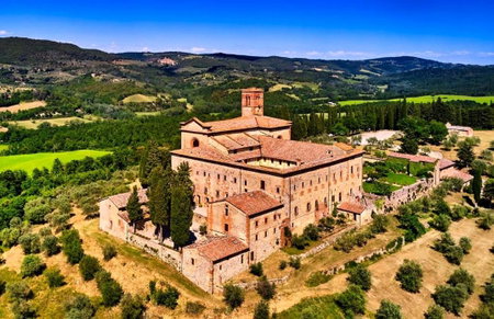 Monastero Sant'Anna in Camprena, Pienza, Italy