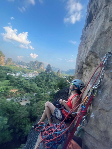 Yangshuo Singingriver climbers house, Guilin, China