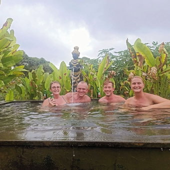 Onion Garden And Natural Hotspring, Kintamani, Indonesia