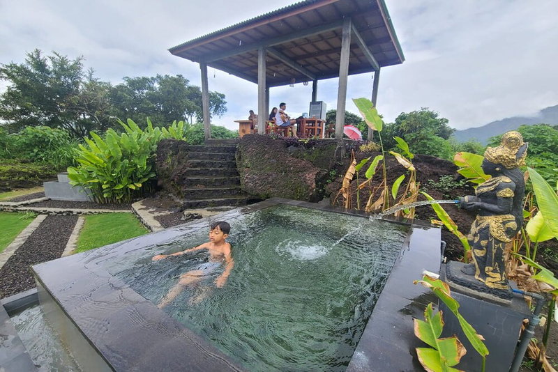 Onion Garden And Natural Hotspring, Kintamani, Indonesia