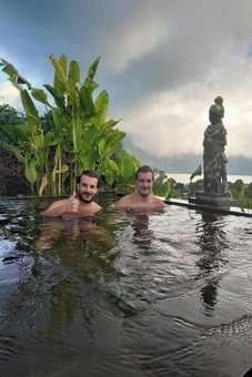 Onion Garden And Natural Hotspring, Kintamani, Indonesia