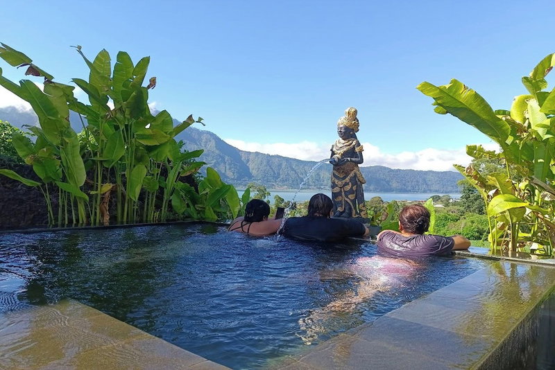 Onion Garden And Natural Hotspring, Kintamani, Indonesia