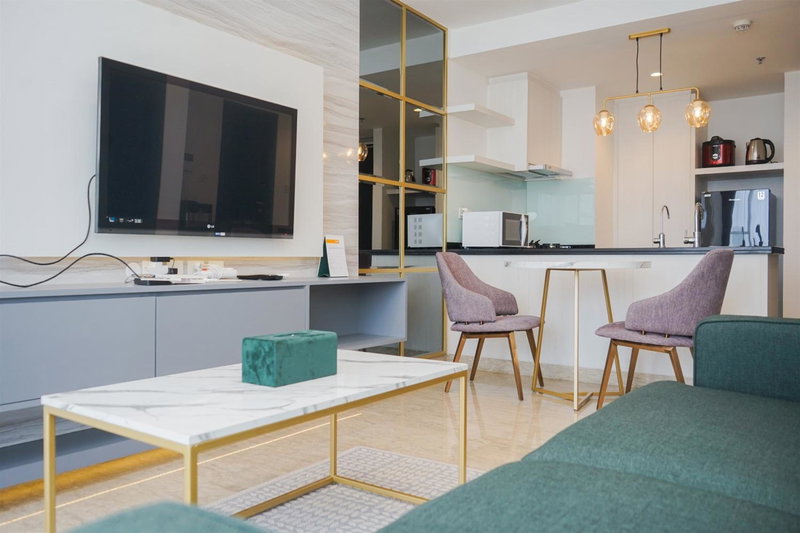 1BR Apartment with Comfortable Design at Branz BSD City By Travelio, Tangerang, Indonesia