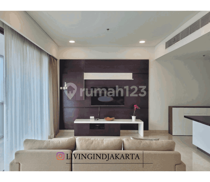 Apartment for rent in Surabaya, Indonesia · Anandamaya Residences · 3 rooms, 2 baths