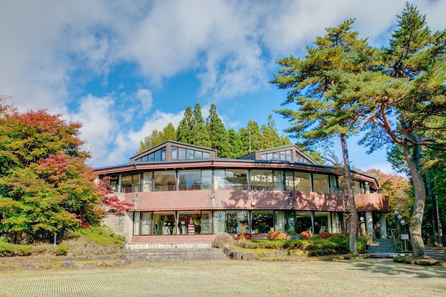 Yamanakako Shuzanso, Yamanakako, Japan