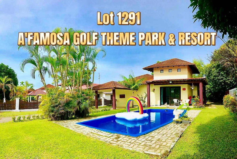 Melaka AFamosa Resort D'amour Comfortable and Healing With Theater Projector Private Villa With Garden View Swimming Pool Seasonal Christmas Theme, Kampong Pulau Sebang, Malaysia