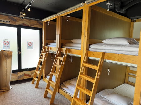 Capsule Hotel CONTINUE Njojo-Kita, Kyoto, Japan