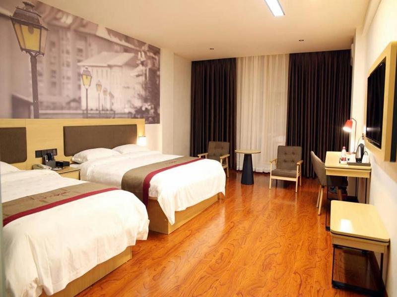 Thank Inn Chain Hotel Guangdong Heyuan Yuancheng District Heyuan Avenue North White Bailingtou Gaotang Store, Heyuan, China