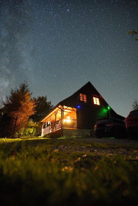 Urocza chata z sauną w bieszczadzkim Parku Krajobrazowym, Bukowiec, Poland