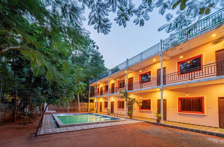 De Jardin Resort Pondicherry with Swimming Pool, Puducherry, India