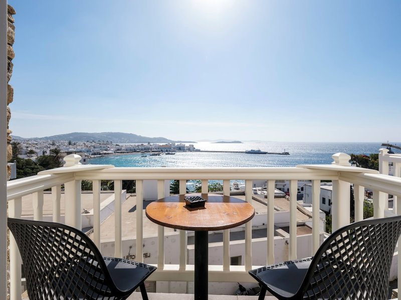 Yalos hotel sunset view, Mykonos, Greece