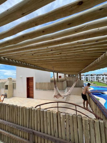 Flat Canoa Quebrada com Terraço, Aracati, Brazil