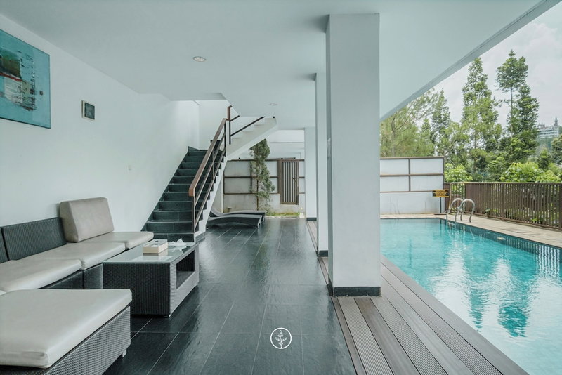 Chamomile Hill View 6BR Villa pool and movie room, Bandung, Indonesia