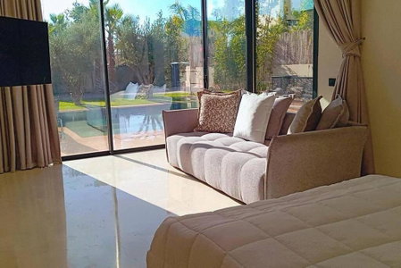 villa white, Marrakech, Morocco
