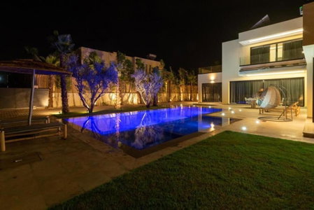 villa white, Marrakech, Morocco